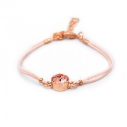 Armband Stein Rosa Rotgold Mint15