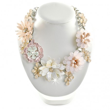 Halskette Collier Blumen Pastell Sweet Deluxe