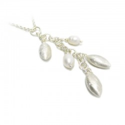 Halskette 925-er Silber Perlen DreamFactorJ