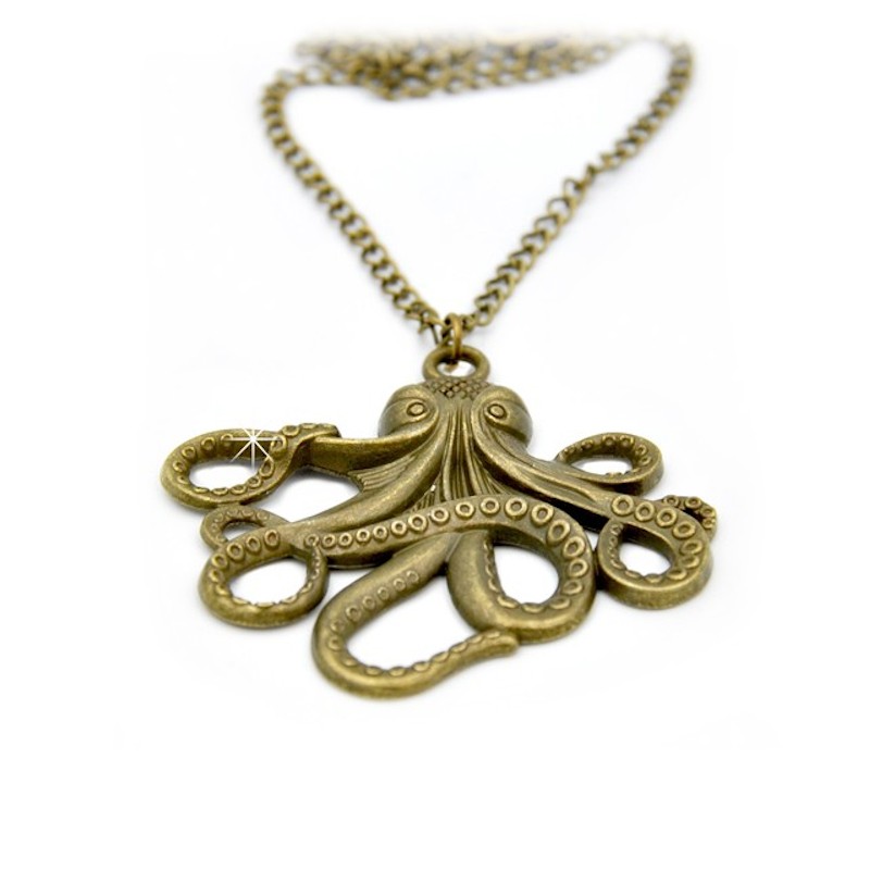Halskette Octopus Bronze DreamFactorJ